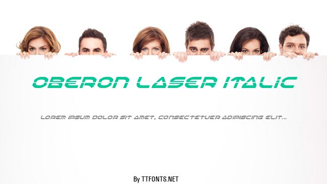 Oberon Laser Italic example